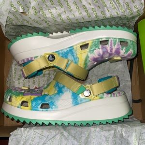 Crocs Hiker Peace Out white/Green